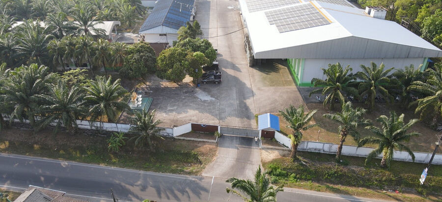 H.K. Marine factory aerial view